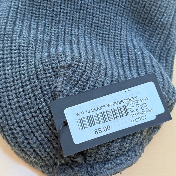 R13 Beanie Brand New With Tags - Picture 2 of 2